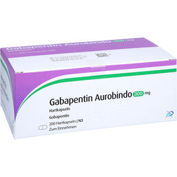 Abbildung: Gabapentin Aurobindo 300 mg Hartkapseln 200 St, Hartkapseln PZN 09103813