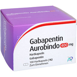 Abbildung: Gabapentin Aurobindo 400 mg Hartkapseln 100 St, Hartkapseln PZN 09103842