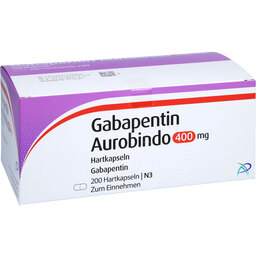 Abbildung: Gabapentin Aurobindo 400 mg Hartkapseln 200 St, Hartkapseln PZN 09103925