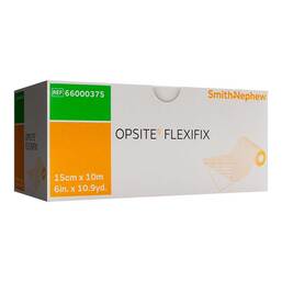 Abbildung: Opsite Flexifix PU Folie 15 cm x 10 m unsteril Rolle 1 St, Pflaster PZN 09116359