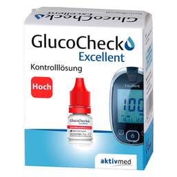 Abbildung: Gluco Check Excellent Kontroll Lösung hoch 4 ml, Lösung PZN 09121099