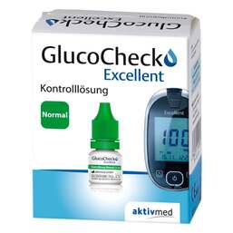 Abbildung: Gluco Check Excellent Kontroll Lösung normal 4 ml, Lösung PZN 09121107