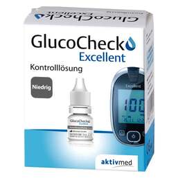 Abbildung: Gluco Check Excellent Kontroll Lösung niedrig 4 ml, Lösung PZN 09121113