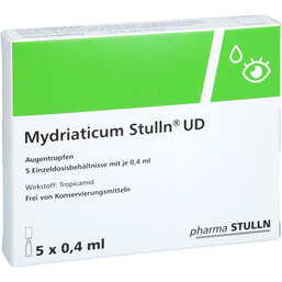 Abbildung: Mydriaticum Stulln UD Augentropfen 5X0.4 ml, Augentropfen PZN 09124212