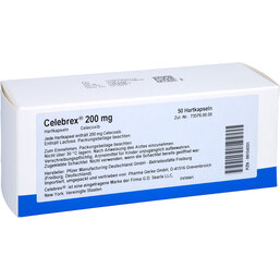 Abbildung: Celebrex 200 mg Hartkapseln 50 St, Hartkapseln PZN 09154331