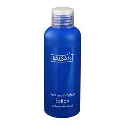 Abbildung: Balsan Lotion neu zur Hornhautentfernung Lotion, 150 ml PZN 09156933