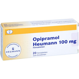 Abbildung: Opipramol Heumann 100 mg Filmtabletten 20 St, Filmtabletten PZN 09166535