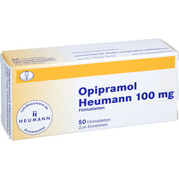 Abbildung: Opipramol Heumann 100 mg Filmtabletten 50 St, Filmtabletten PZN 09166541