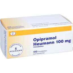 Abbildung: Opipramol Heumann 100 mg Filmtabletten 100 St, Filmtabletten PZN 09166558