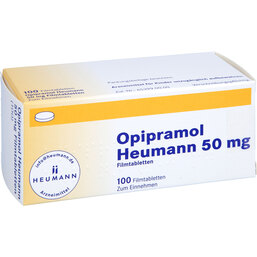 Abbildung: Opipramol Heumann 50 mg Filmtabletten 100 St, Filmtabletten PZN 09166593