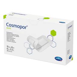 Abbildung: Cosmopor steril 15x8cm 25 St, Pflaster PZN 09177668
