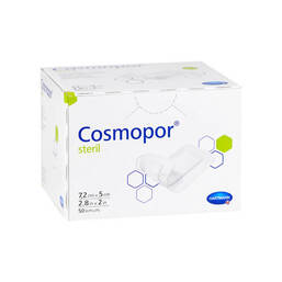 Abbildung: Cosmopor steril 7,2x5cm 50 St, Pflaster PZN 09177697