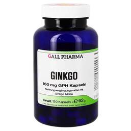 Abbildung: Ginkgo 160 mg GPH Kapseln Kapseln, 120 St PZN 09178857