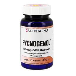 Abbildung: Pycnogenol 100 mg GPH Kapseln Kapseln, 60 St PZN 09180914