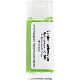 Abbildung: Calcium carbonicum Hahnemanni C 200 Globuli Globuli, 2 g PZN 09185981