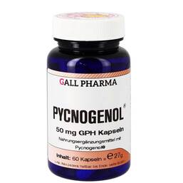 Abbildung: Pycnogenol 50 mg GPH Kapseln Kapseln, 60 St PZN 09188086