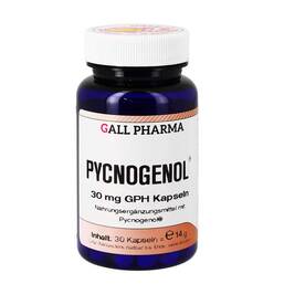 Abbildung: Pycnogenol 30 mg GPH Kapseln Kapseln, 30 St PZN 09188198