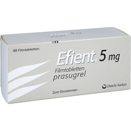 Abbildung: Efient 5 mg Filmtabletten 98 St, Filmtabletten PZN 09188867