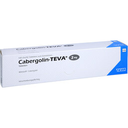 Abbildung: Cabergolin Teva 2 mg Tabletten 100 St, Tabletten PZN 09191912