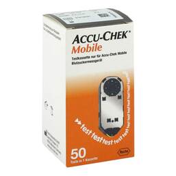 Abbildung: Accu Chek Mobile Testkassette Plasma II 50 St, Teststreifen PZN 09195821