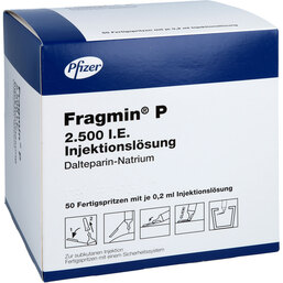 Abbildung: Fragmin 2.500 I.E. P Fertigspritze mit Sicherheitsystem 50 St, Fertigspritzen PZN 09197961
