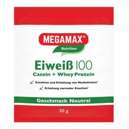 Abbildung: Eiweiss 100 Neutral Megamax Pulver Pulver, 30 g PZN 09198104