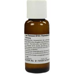 Abbildung: Lac Taraxaci D10 / Parmelia D10 aa Dilution 100 ml, Mischung PZN 09198541