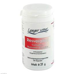 Abbildung: Resveratrol Curcumin Kapseln Kapseln, 60 St PZN 09202142