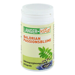 Abbildung: Baldrian Passiflora 200 mg Kapseln 60 St, Kapseln PZN 09202739