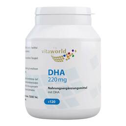 Abbildung: DHA 220 mg Kapseln 120 St, Kapseln PZN 09202892