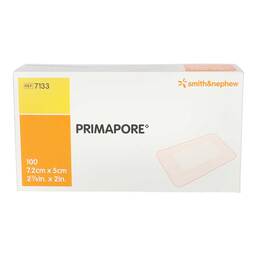 Abbildung: Primapore Wundverband 7,2x5 cm steril 100 St, Pflaster PZN 09204649