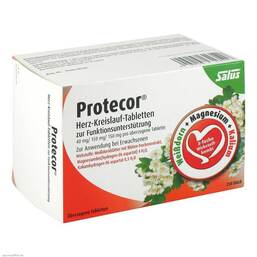 Abbildung: Protecor Herz Kreislauf Tabletten z.Funktionsunt.Salus 250 St, Überzogene Tabletten PZN 09205123