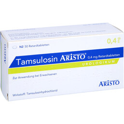 Abbildung: Tamsulosin Aristo 0,4 mg Retardtabletten 50 St, Retard-Tabletten PZN 09205577