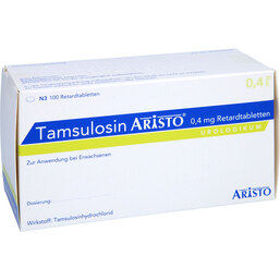 Abbildung: Tamsulosin Aristo 0,4 mg Retardtabletten 100 St, Retard-Tabletten PZN 09205583