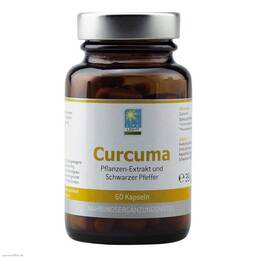 Abbildung: Curcuma + schwarzer Pfeffer Kapseln Kapseln, 60 St PZN 09209316
