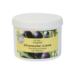Abbildung: Olivenbutter Creme Vitamin E 500 ml, Creme PZN 09211655