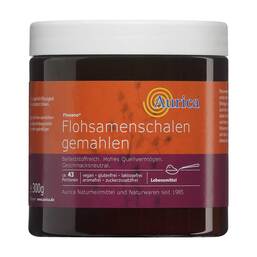 Abbildung: Flohsamenschalen gemahlen Pulver - Aurica Pulver, 300 g PZN 09213677