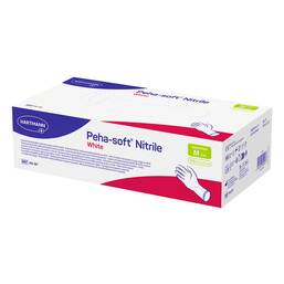 Abbildung: Peha Soft nitrile white Untersuchungshandschuhe puderfrei unsteril M 200 St, Handschuhe PZN 09213737