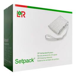 Abbildung: Bauchtuch lite 8x90cm 4fach steril weiß RK 26X2 St, Tücher PZN 09214197 