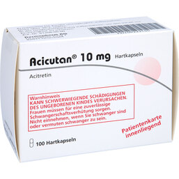 Abbildung: Acicutan 10 mg Hartkapseln 100 St, Hartkapseln PZN 09223150