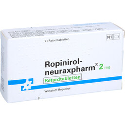 Abbildung: Ropinirol neuraxpharm 2 mg Retardtabletten 21 St, Retard-Tabletten PZN 09234372