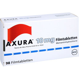 Abbildung: Axura 10 mg Filmtabletten 98 St, Filmtabletten PZN 09234946