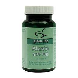 Abbildung: Alanin 500 mg Kapseln Kapseln, 60 St PZN 09238720