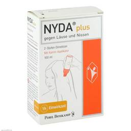 Abbildung: Nyda plus Lösung mit Kamm Applikator Lösung, 100 ml PZN 09241107