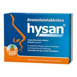 Abbildung: Bromelaintabletten hysan® magensaftresistent Tabletten Tabletten magensaftresistent, 100 St PZN 09246168