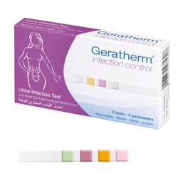 Abbildung: Geratherm infection control Harnwegsinfektionstest Teststreifen, 3 St PZN 09263043