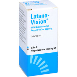 Abbildung: Latano Vision 50 Mikrogramm / ml Augentropfen 2.5 ml, Augentropfen PZN 09263770