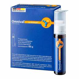 Abbildung: Omnival orthomolekular 2OH immun Trinkfläschchen 7 St, Trinkampullen PZN 09263818