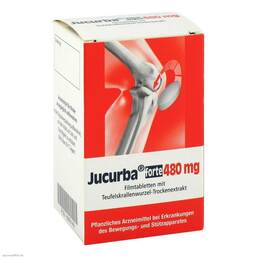 Abbildung: Jucurba® forte 480 mg Filmtabletten Filmtabletten, 50 St PZN 09265148