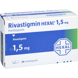 Abbildung: Rivastigmin Hexal 1,5 mg Hartkapseln 56 St, Hartkapseln PZN 09266751